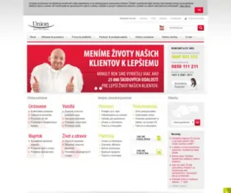 Union.sk(Union zdravotná poisťovňa) Screenshot