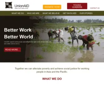 Unionaid.org.nz(Home) Screenshot