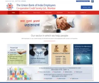 Unionbankcreditsociety.com(The Union Bank of India Employees Co) Screenshot