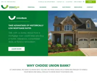 Unionbanknc.com(Union Bank) Screenshot