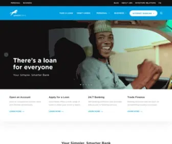Unionbankng.com(Union Bank of Nigeria) Screenshot