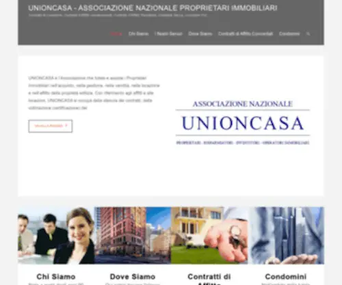 Unioncasa.org(Associazione Nazionale Proprietari Immobiliari) Screenshot