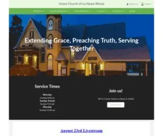 Unionchurch.com(Union Church of La Harpe IL) Screenshot
