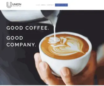 Unioncoffeecompany.com(Union Coffee Co) Screenshot