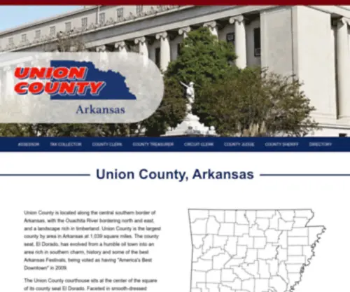 Unioncountyar.com(Union County Arkansas) Screenshot