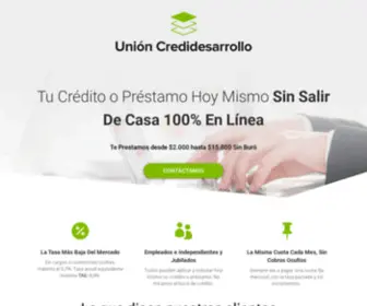 Unioncredidesarrollo.com(Unión Credidesarrollo S.A) Screenshot