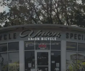 Unioncycle.com(Union Cycle the bike shop) Screenshot