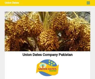 Uniondates.com(Pitted Dates Suppliers in Pakistan) Screenshot