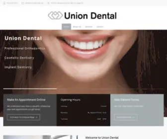 Uniondentallv.net(Union Dental Las Vegas) Screenshot