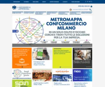 Unionemilano.it(Confcommercio Milano) Screenshot
