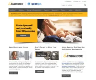 Uniongas.com(Enbridge Gas) Screenshot
