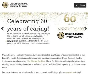 Uniongeneralhealthsystem.com(Union General Health System) Screenshot