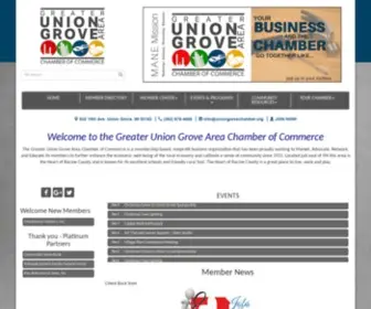 Uniongrovechamber.org(Greater Union Grove Area Chamber of Commerce) Screenshot
