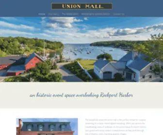 Unionhallrockport.com(Union Hall) Screenshot