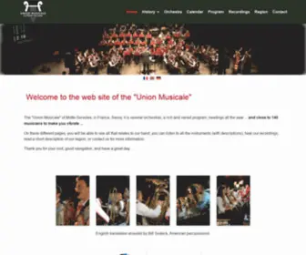 Unionmusicalelamotte.com(Orchestre d'harmonie Union Musicale La Motte Servolex 73290) Screenshot