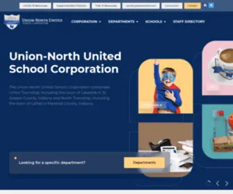 Unionnorth.org(School Corporation) Screenshot