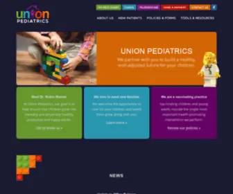 Unionpeds.com(Building healthy children in Union) Screenshot