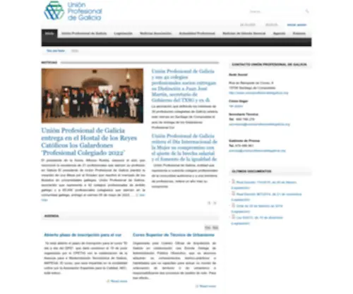 Unionprofesionaldegalicia.org(Unionprofesionaldegalicia) Screenshot