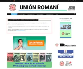 Unionromani.org(Unión) Screenshot