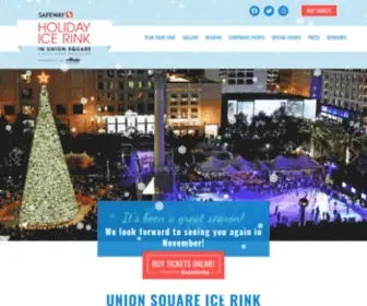 Unionsquareicerink.com(Union Square Ice Rink) Screenshot