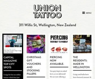 Uniontattoo.co.nz(Union tattoo) Screenshot