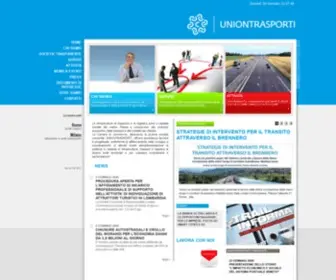 Uniontrasporti.it(Trasporti, Logistica, Infrastrutture) Screenshot