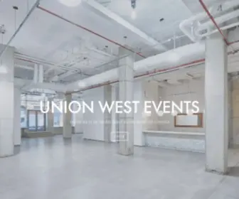 Unionwestevents.com(UNION WEST EVENTS) Screenshot