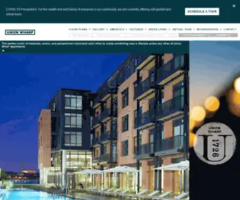 Unionwharfapts.com(Fells Point Baltimore Luxury Apartments for Rent) Screenshot