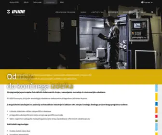 Unior-Specialmachines.com(Namesnki stroji Unior) Screenshot
