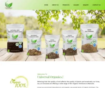 UniorganicPro.com(Universal Organics) Screenshot