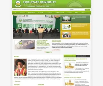 Uniosun.edu.ng(Osun State University) Screenshot