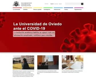 Uniovi.es(Universidad de Oviedo) Screenshot