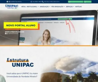 Unipacto.com.br(UNIPAC Teófilo Otoni) Screenshot