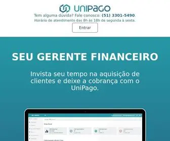 Unipago.com.br(Emissão e gerenciamento de cobranças para sua empresa) Screenshot