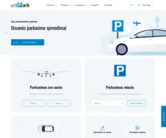 Unipark.lt(Parkavimas geromis kainomis) Screenshot