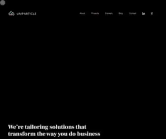 Uniparticle.com(Software Custom Solutions) Screenshot