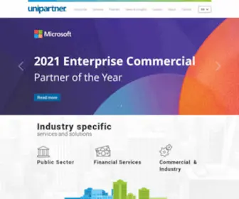 Unipartner.com(Unipartner IT Services) Screenshot