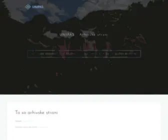 Unipas.si(Univerzitetna pastorala) Screenshot
