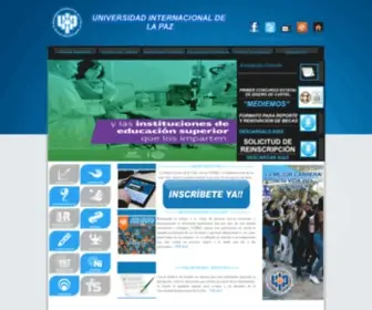 Unipaz.edu.mx(Universidad Internacional de La Paz Universidad Internacional de La Paz) Screenshot