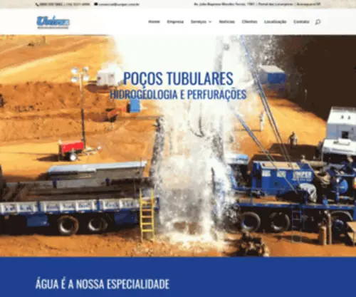 Uniper.com.br(UNIPER Poços Tubulares) Screenshot