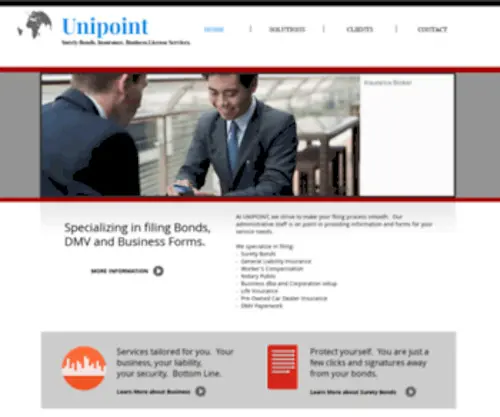 Unipointservice.com(Unipoint) Screenshot