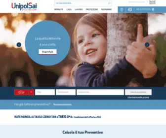 Unipolassicurazioni.it(UnipolSai Assicurazioni) Screenshot