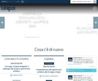 Unipolgf.it(Unipol Gruppo Finanziario) Screenshot