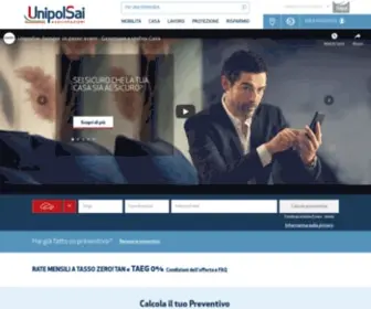 Unipolsai.it(UnipolSai Assicurazioni) Screenshot