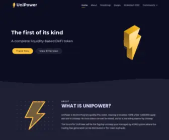 Unipower.network(Liquidity DeFi Token) Screenshot