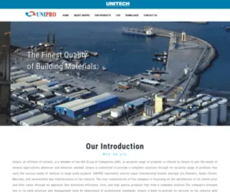 Unipro-IKK.com(Unitech for Building and Construction Materials) Screenshot