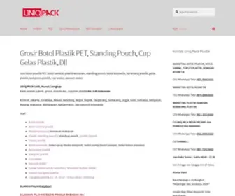 Uniq-Pack.com(Jual Botol Plastik PET) Screenshot