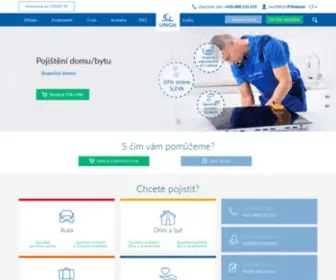Uniqa.cz(Myslete na pojištění) Screenshot
