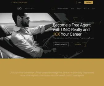 Uniqagent.com(Real Estate Marketing) Screenshot