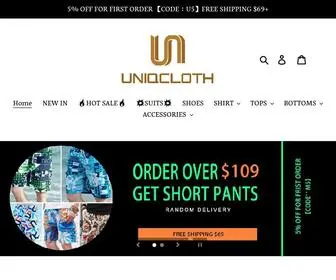 UniqCloth.com(Uniq-cloth) Screenshot